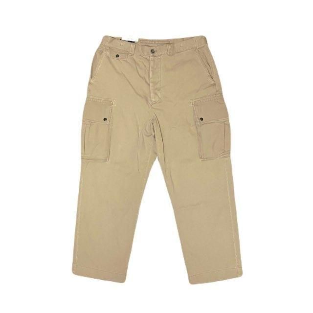 <div>Polo Ralph Lauren</div>COTTON CARGO PANTS<br>THE BIGG FATIGUE PANTS<br>DEADSTOCK<br>KHAKI
