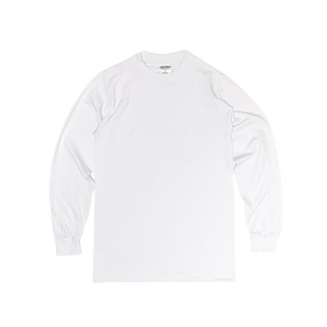 <div>SHAKA WEAR</div>7.5OZ<br>MAX HEAVYWEIGHT<br>LS T-SHIRT<br>WHITE