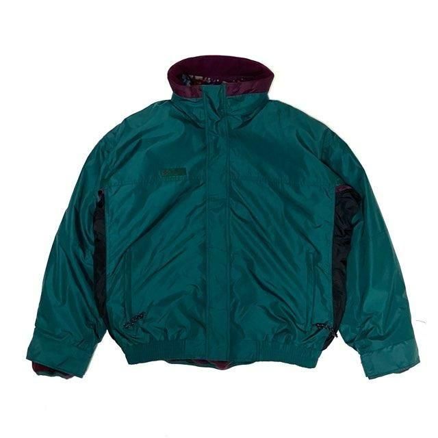 <div>COLUMBIA</div>DEADSTOCK<br>NYLON JACKET<br>BUGABOO PARKA<br> 3IN1<br>GRNxPURxBLK 