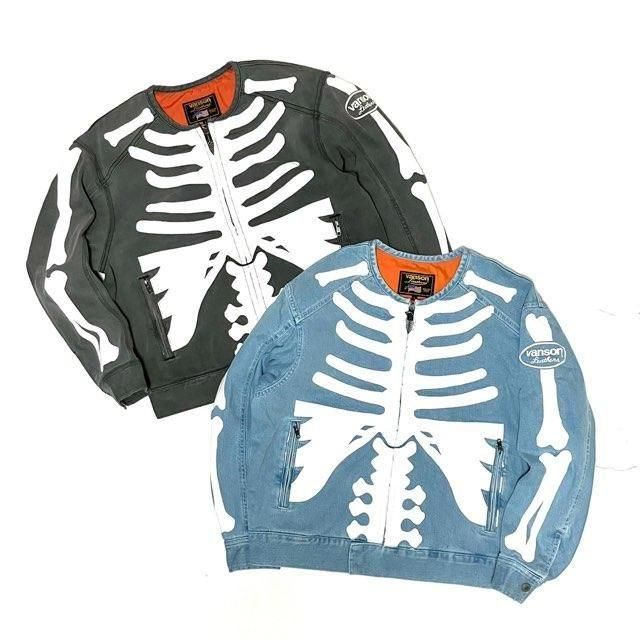 <div>VANSON</div>DENIM RIDERS JKT<br>H.WASH,B.WASH
