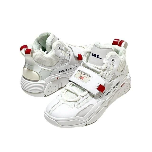 <div>Polo Ralph Lauren</div>POLO SPORT<br>SNEAKER<br>WHTRED