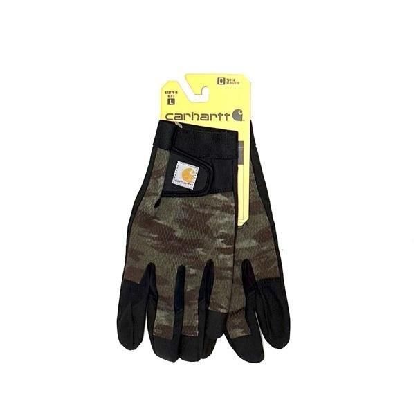 <div>CARHARTT</div>CUFF GLOVE<br>SYNTHETIC LEATHER<br>CAMO