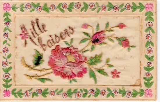 逸品　シルクタペストリー　刺繍　アレクサンドル・ルイ・ルロワール原画アンティーク 逸品 シルクタペストリー 刺繍 アレクサンドル・ルイ