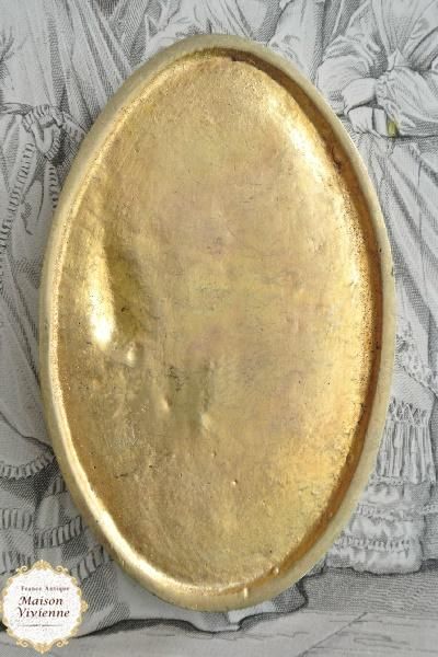 【フランス アンティーク】トカゲの真鍮トレイ アールヌーヴォー フランスアンティーク 真鍮 トレー 小物入れ アール・ヌーヴォー