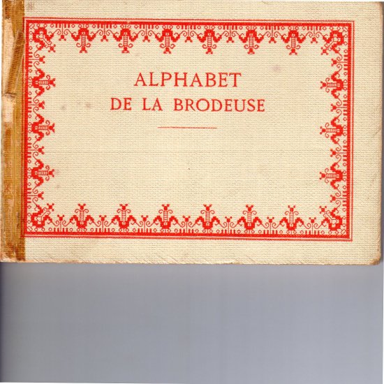 Alphabet de la brodeuse アンティーク刺繍図案集 - メゾン 