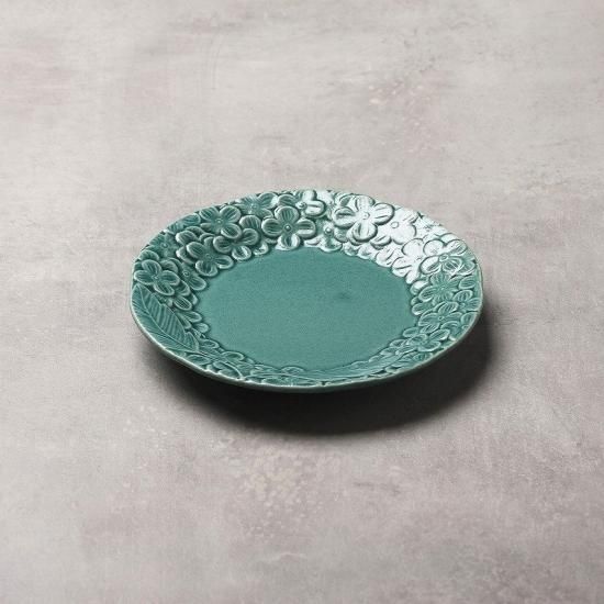Ortensia オルテンシア プレート 16cm Mサイズ 【ターコイズ