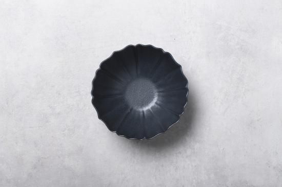 稜花 ボウル 14cm 【 墨色 】 - 08felice