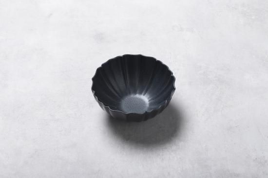 稜花 ボウル 14cm 【 墨色 】 - 08felice