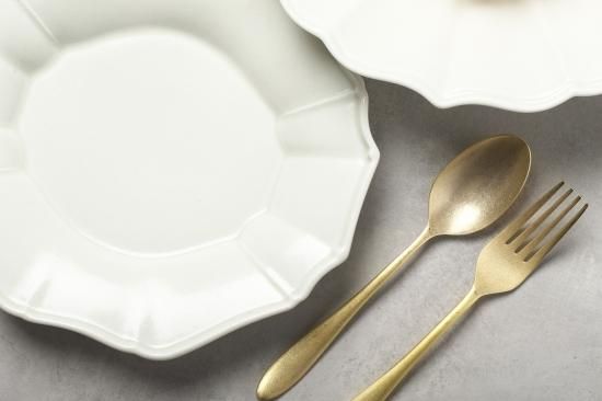 在庫限り 】Rin花 リンカ 変形12角皿 【 水晶 】ホワイト - 08felice