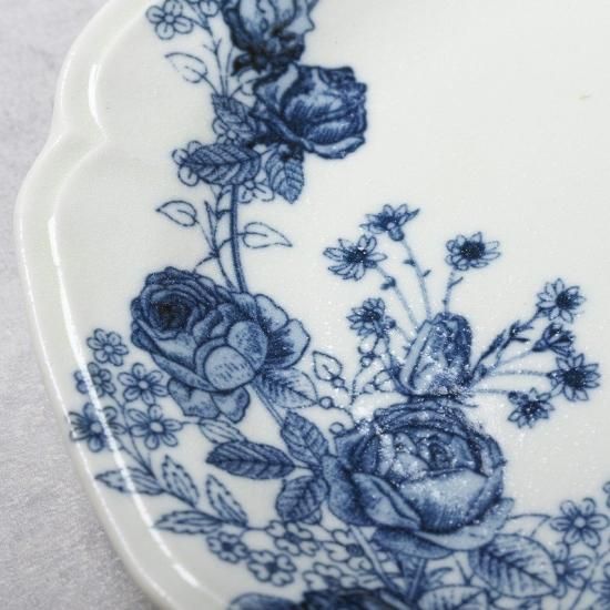 Blue Rose ブルーローズ 7.0皿 21.5cm 丸皿 - 08felice