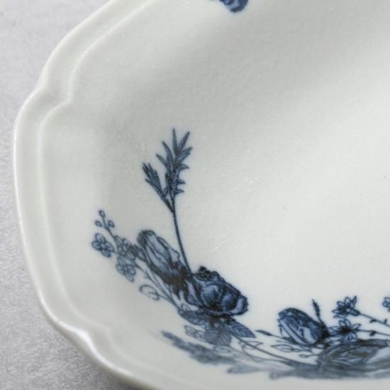 Blue Rose ブルーローズ 楕円鉢 ボウル - 08felice Blue Rose ブルーローズ 楕円鉢 ボウル - 08felice