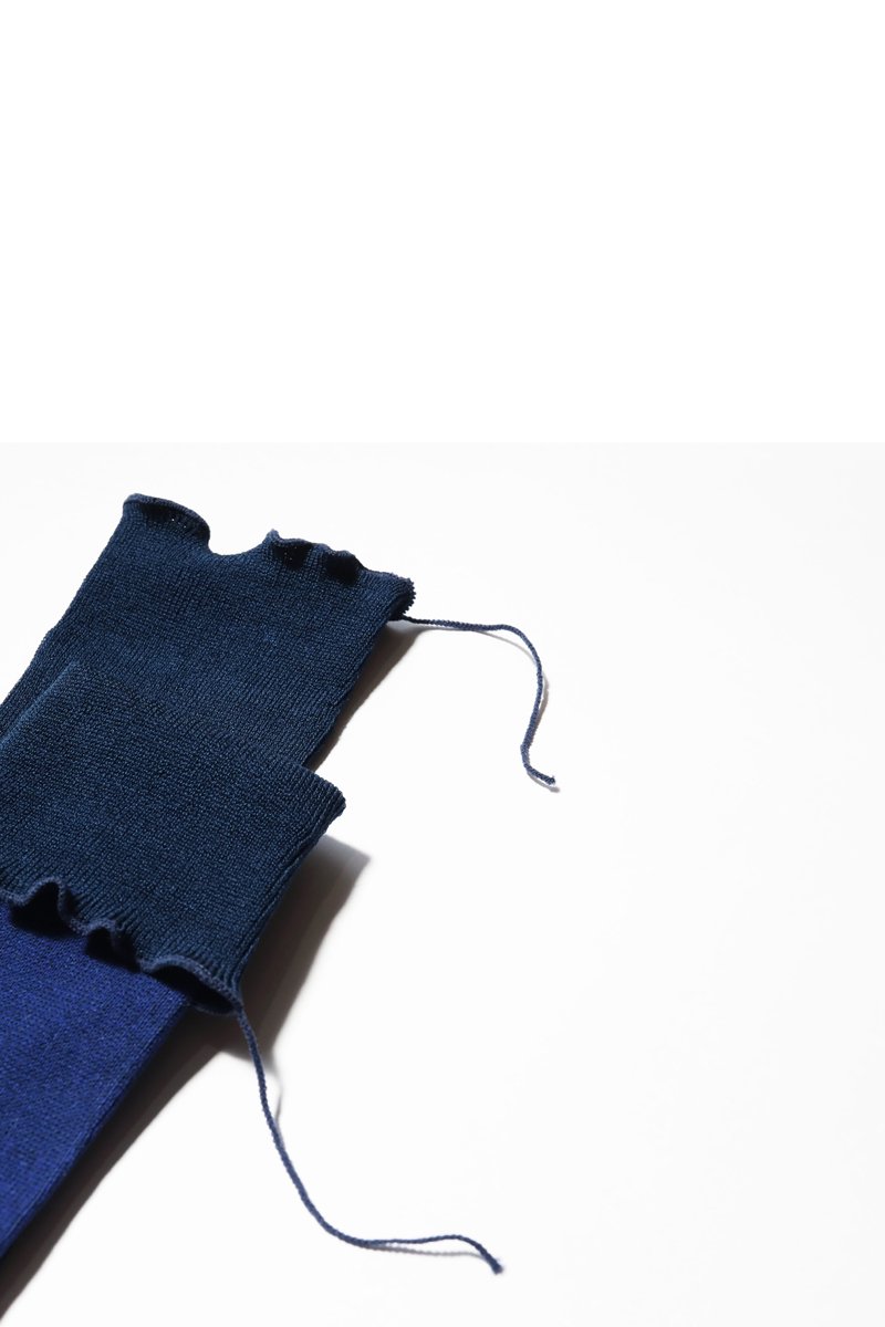 medical Linen Cotton socks｜midnight/blue