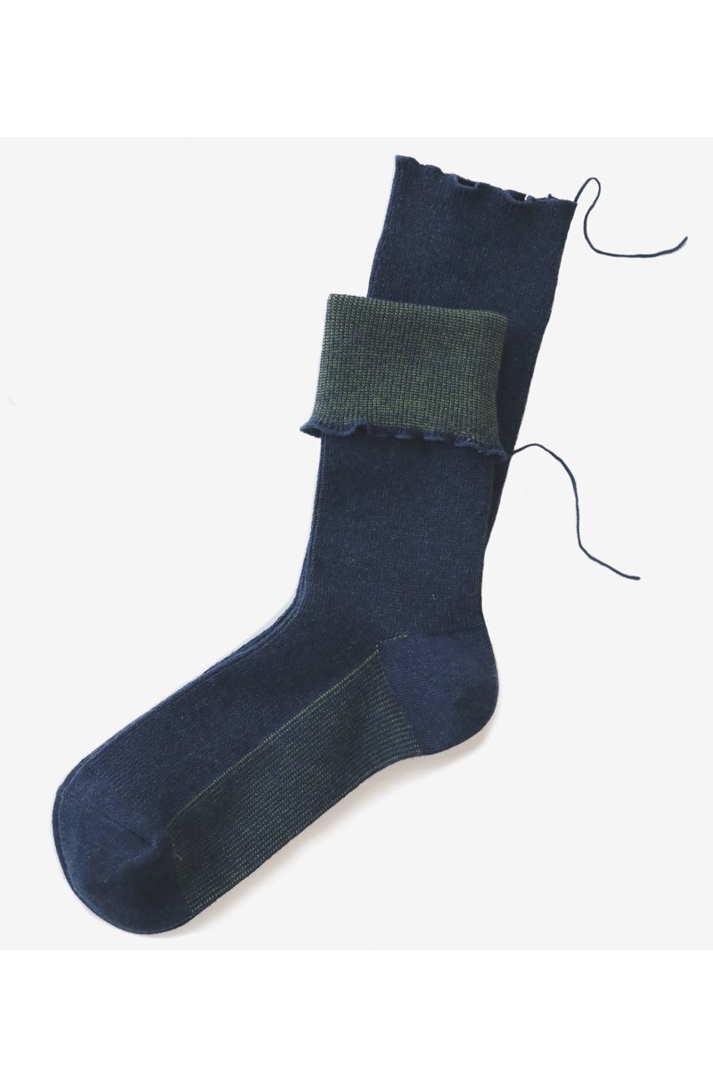 medical (Organic cotton) socks｜indigo denim