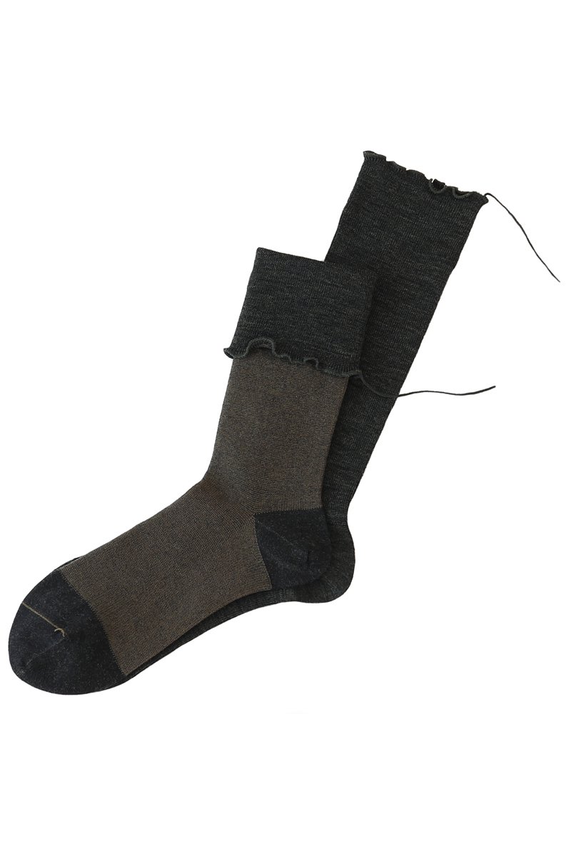 medical Wascable wool socks Lnight forest