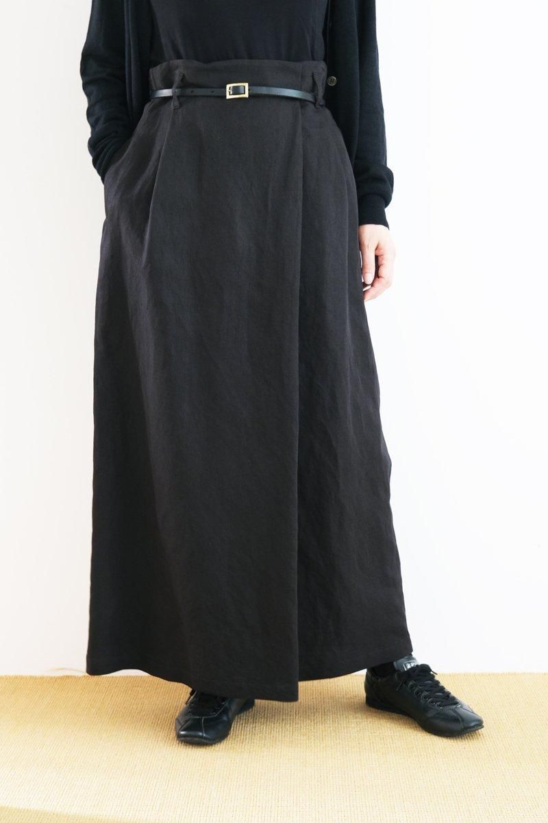 完売品 WIRROW ウィロウ linen wrap skirt サイズ1 完売品 WIRROW ウィロウ linen wrap skirt サイズ1