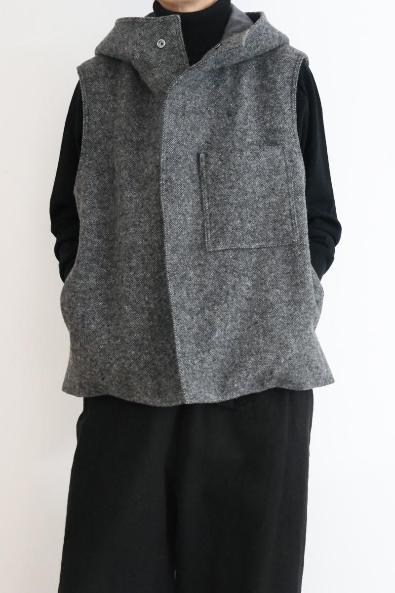 եȥȥ hooded vestgray