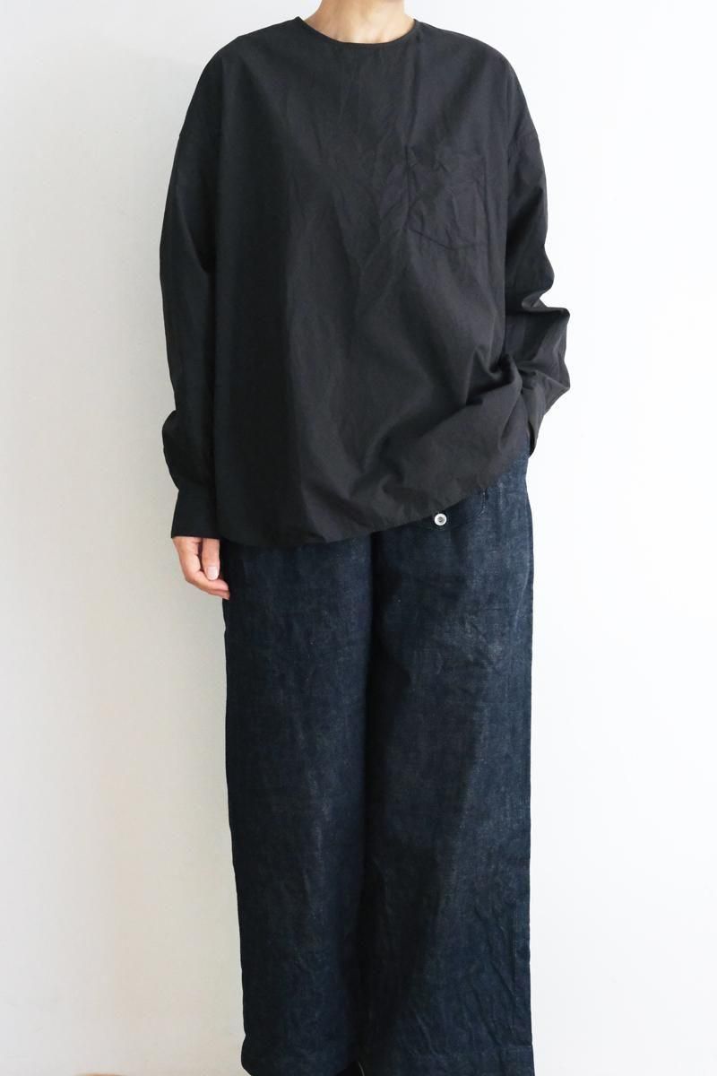 ԥޥץ饤 Pullover blouseblack