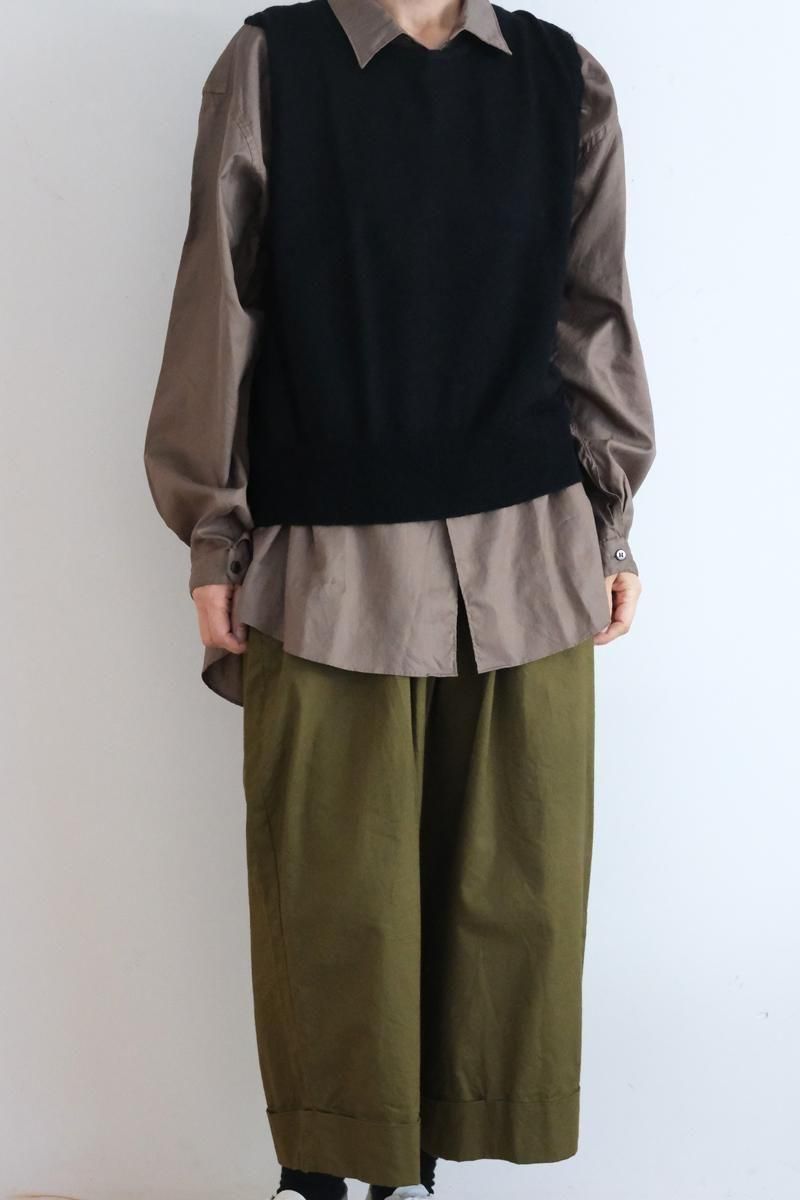 20/10ݥץ Cropped Wide pantskhaki