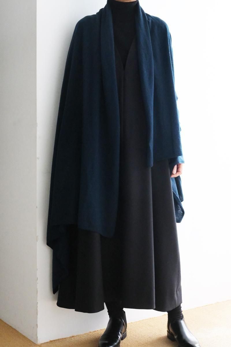 Cashmere Large Stoleteal green