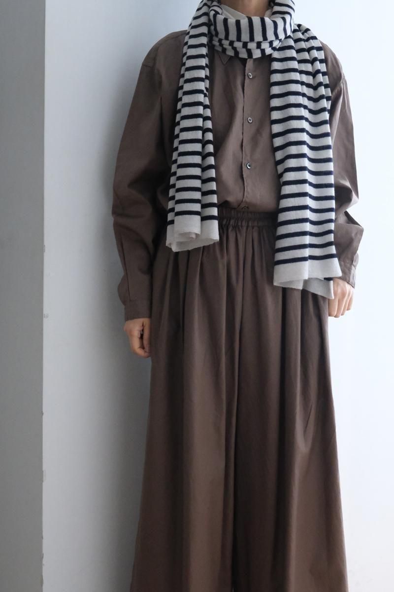 Cashmere Stolewhite somoke/navy