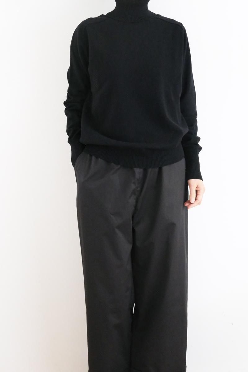 Villain Turtle sweater 12G  3black