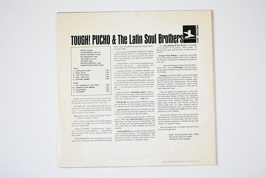 Pucho & The Latin Soul Brothers / Tough! / プーチョ・アンド・ザ