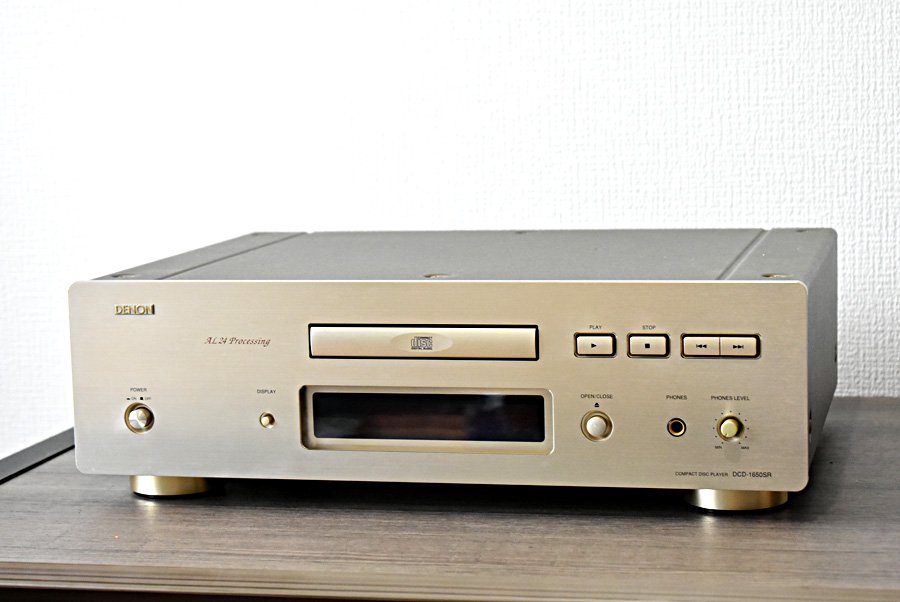 DENON CDプレーヤー ジャンク DCD-1650AR (リモコン付き) - オーディオ機器