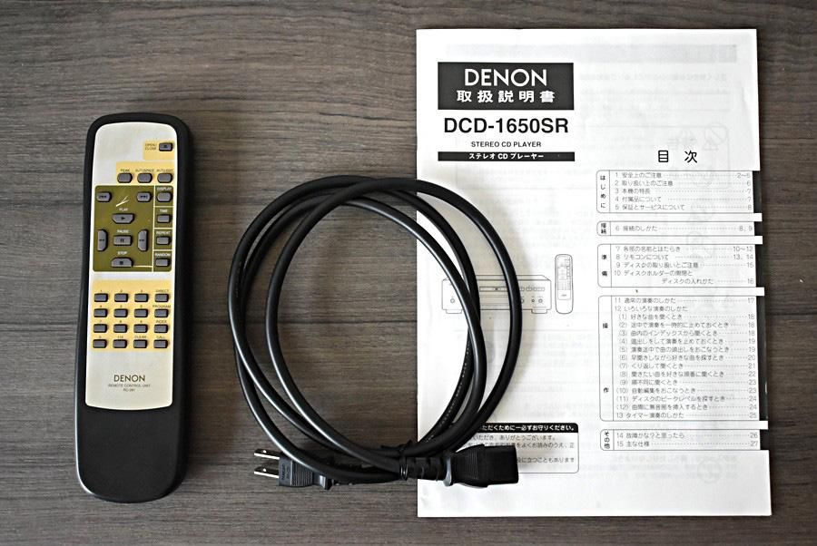 2枚で送料無料 DENON DCD-1650SR リモコン付属 | www.chezmoiny.com