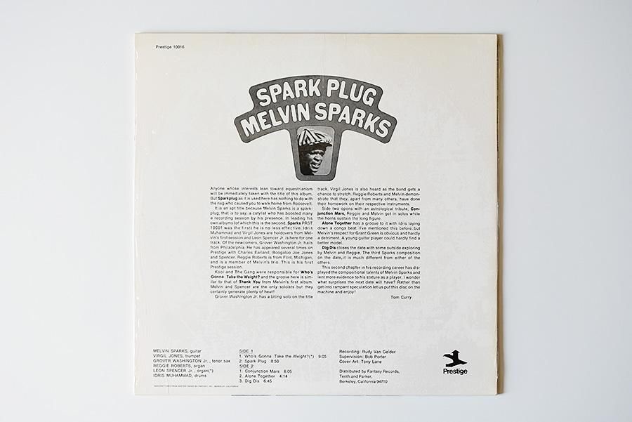 値下 レアグルーブMelvin Sparks – Spark Plug Melvin Sparks ‎/ Spark Plug (LP) | Prestige |
