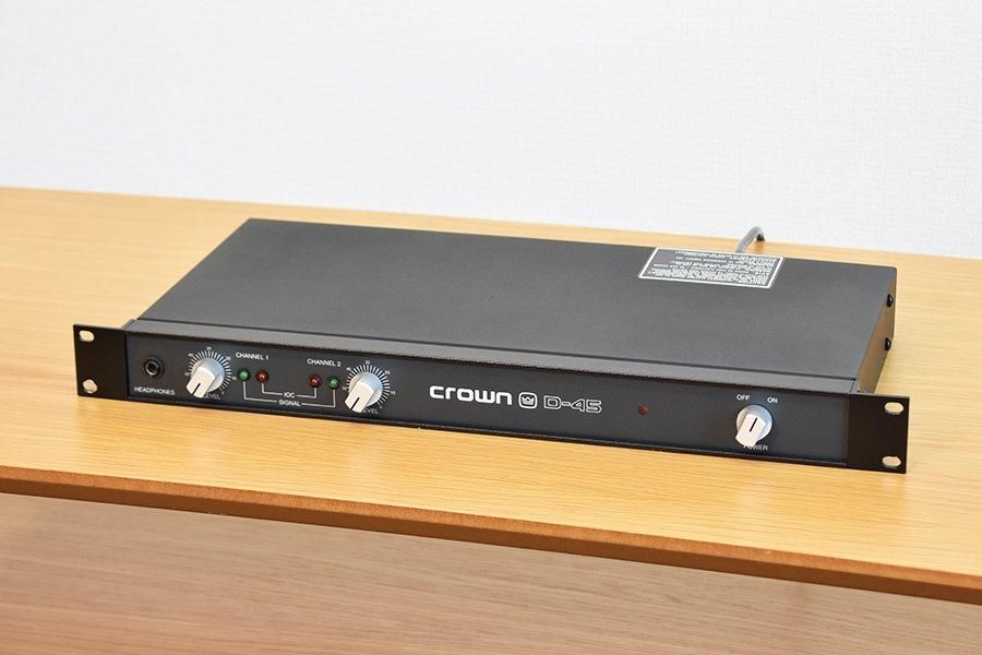 Crown D-45 - 中古 | ウララカオーディオ Crown D-45 - 中古 | ウララカオーディオ