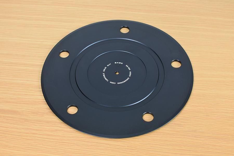 未使用SAEC（サエク）のソリッドターンテーブルシートSS-300Mk2 美品】サエク SS-300Mk2 ターンテーブルマット ターンテーブル