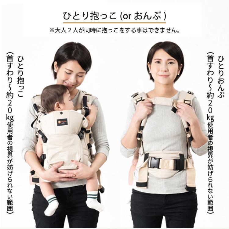 新品未使用　napnapふたご　抱っこ紐　ベビーキャリー おんぶ対面抱っこ キッズデザイン賞・子育て支援大賞 受賞】抱っこひも ふたご