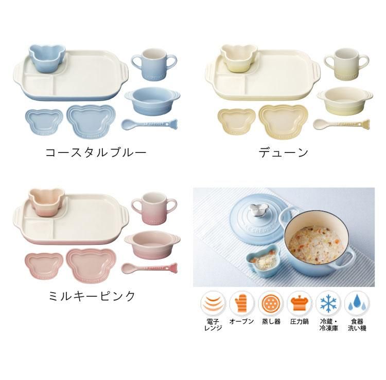 【新品未使用品】ル・クルーゼベビー　食器7点セット