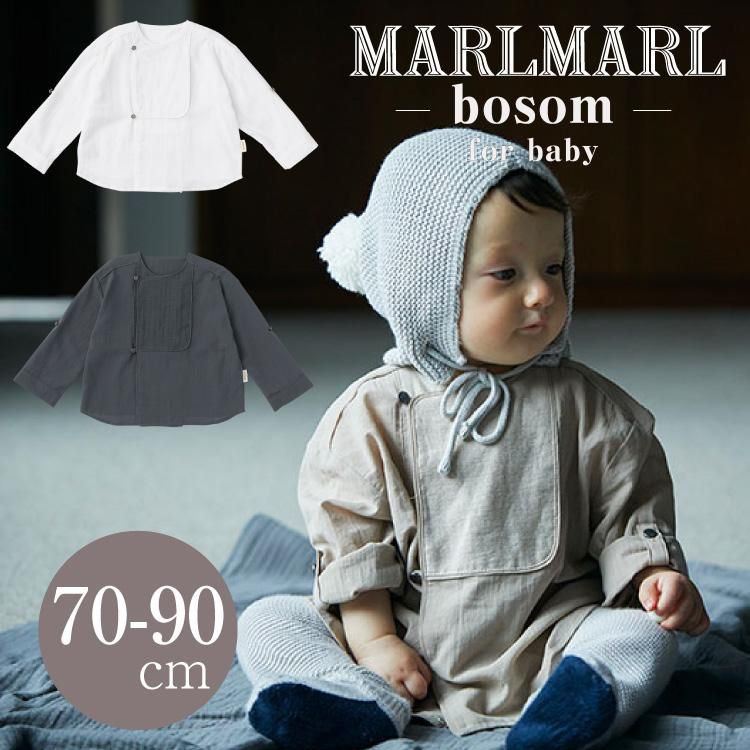 ޡޡ  MARLMARL blouses ֥ 70-90cm ȥåץ  ĹȤ лˤ ٥ӡ ˤλ λ 2021   åԥ̵