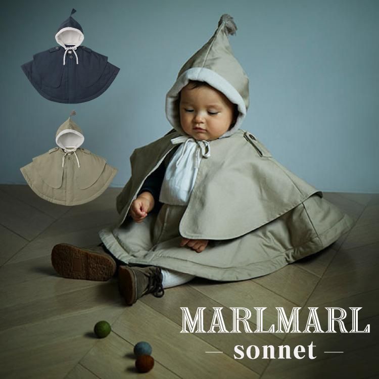 MARL MARL  sonnet 1 beige  ケープポンチョ