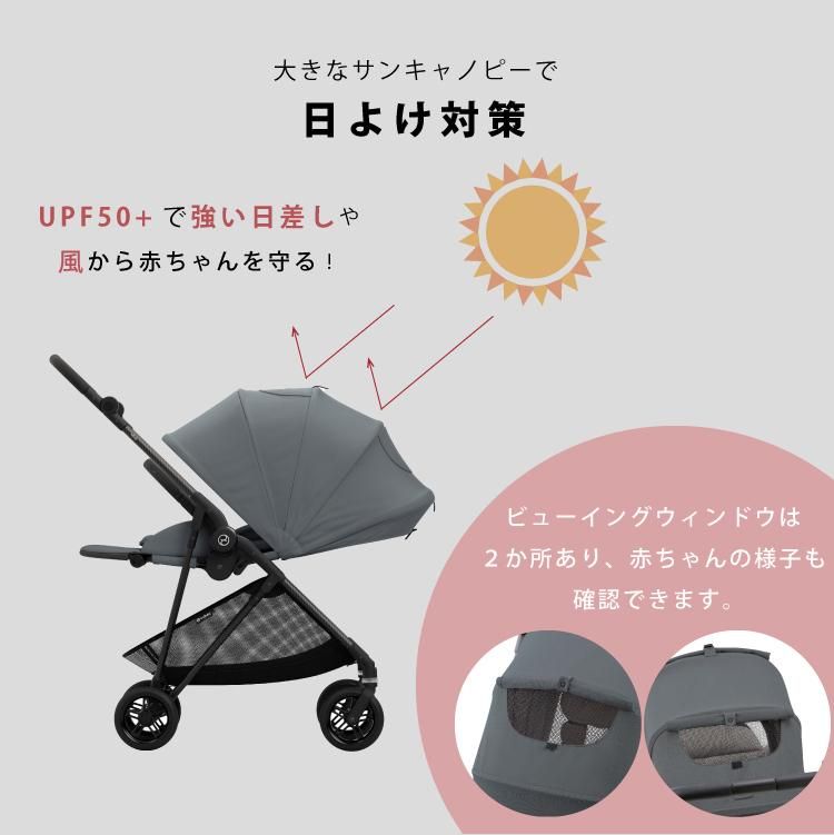 サイベックス メリオ カーボン ベビーカー 2022年 リニューアル