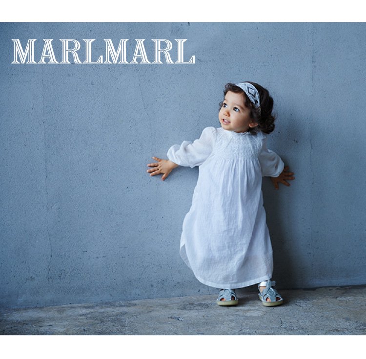 マールマール ワンピース ドレス 女の子 出産祝い MARLMARL dress baby ハーフバースデー お祝い ギフト チュニック 2022SS