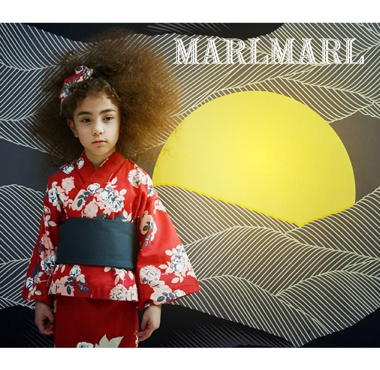 マールマール 浴衣 男の子 女の子 セパレート 作り帯 MARLMARL yukata