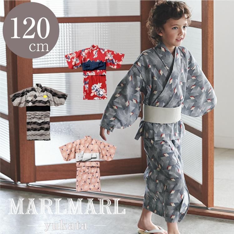 マールマール MARLMARL 新品未使用 セパレート浴衣帯付き 女の子 100