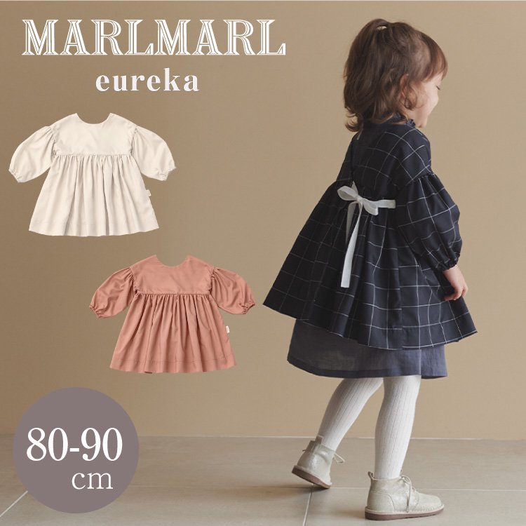 ޡޡ ץ ꥤ MARLMARL eureka ץ Ĺµ ɥ쥹  ٥ӡ  ӥ λ лˤ ե 2022AW 80cm 90cm baby