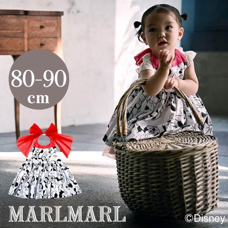 マールマール エプロン ディズニー ミニー ブーケ MARLMARL bouquet baby お食事エプロン ベビー服 女の子 出産祝い ギフト  プレゼント