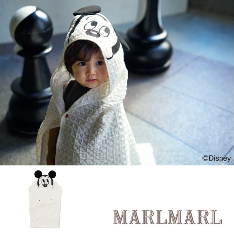 ޡޡ  MARLMARL ǥˡ Disney collection 2023 hooded towel ߥå Mickey ˥å ադ ݥ
