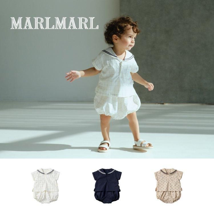 ޡޡ MARLMARL ѥɥѡ paddle rompers ѡ Φξѥѡ baby ٥ӡ лˤ ץ쥼 եȥåԥ 2024SS