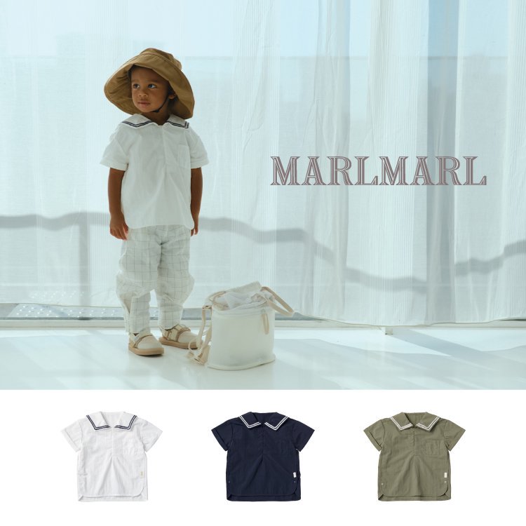 ޡޡ MARLMARL ѥɥ륷 paddle shirts  å kids 桼ƥƥ  ץ쥼 եȥåԥ 2024SS