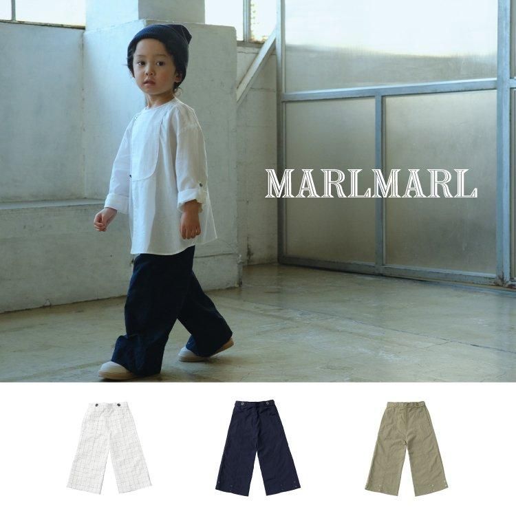 ޡޡ MARLMARL ѥɥ륹å paddle slacks å kids ѥ Φξѥޡå  ץ쥼 ˥å 2024SS