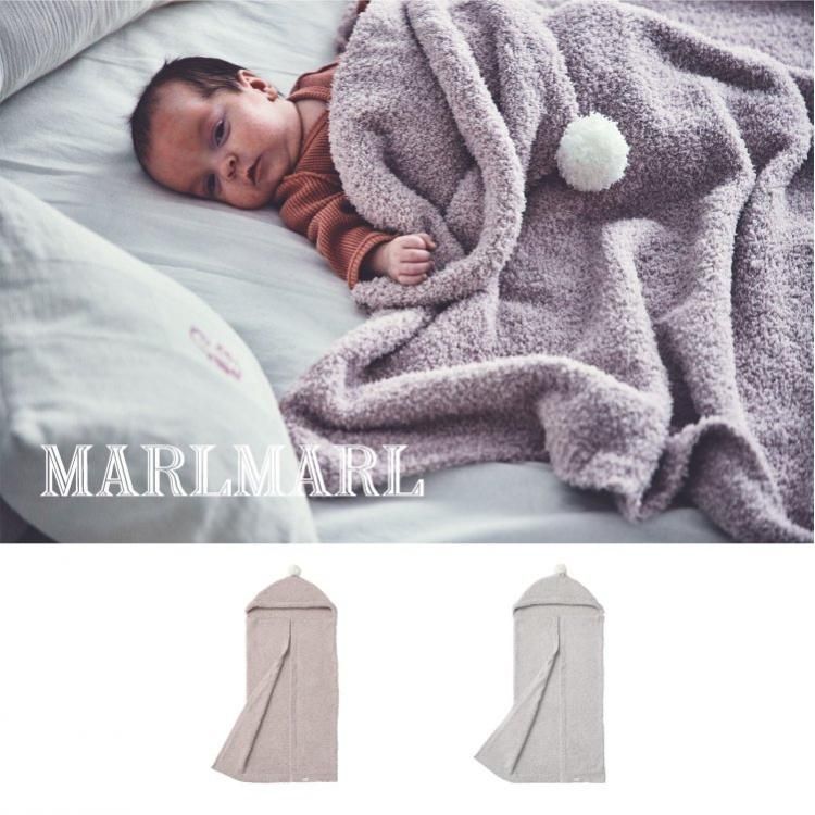 ޡޡ лˤ  ֥󥱥å MARLMARL hooded blanket աǥå ֥󥱥å  Ҥݤ ե ̵åԥ ץ쥼 2024AW