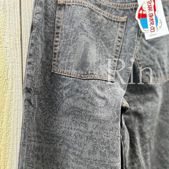 POLAR SKATE CO. BIG BOY PANTS EXIST WASHED BLACK POLAR SKATE CO. BIG BOY PANTS EXIST WASHED BLACK