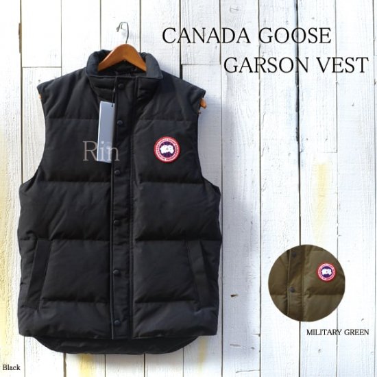 Canada Goose カナダグース Garson Vest ギャルソンベスト ダウンベスト メンズ Arc Teryx Leaf The North Face Patagonia Natal Design セレクトショップrin中崎店