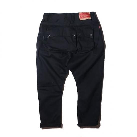 Natal Design G55 Sarouel Flap Denim Pants ALL BLACK