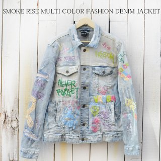 <img class='new_mark_img1' src='https://img.shop-pro.jp/img/new/icons61.gif' style='border:none;display:inline;margin:0px;padding:0px;width:auto;' />Smoke Rise ⡼饤 Multi Color Fashion Denim Jacket